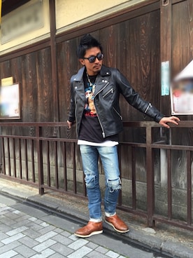 京都くんさん(メンズ・173cm)の冬コーディネート