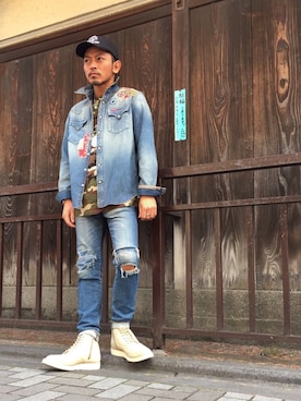 「SOPHNET.（ソフネット）のアイテム」を使った、京都くんさん（メンズ・173cm）の春コーディネート