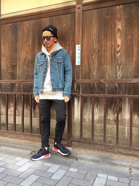 京都くんさん（メンズ・173cm）の春コーディネート