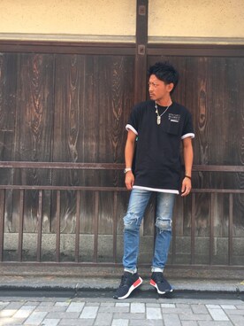 京都くんさん（メンズ・173cm）の夏コーディネート