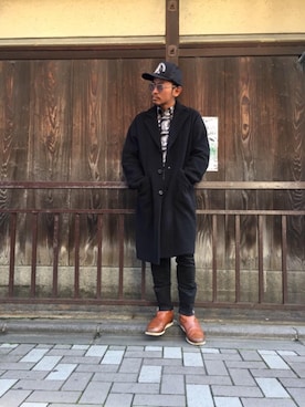 京都くんさん（メンズ・172cm）の秋コーディネート