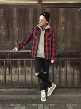 京都くんさん（メンズ・172cm）の冬コーディネート