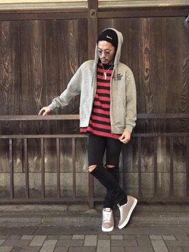 京都くんさん（メンズ・172cm）の冬コーディネート