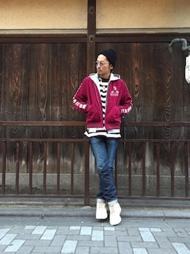 京都くんさん（メンズ・172cm）の冬コーディネート