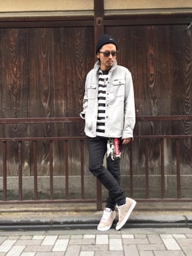 京都くんさん(メンズ・172cm)の冬コーディネート