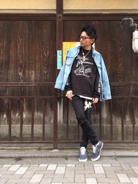 京都くんさん（メンズ・172cm）の冬コーディネート