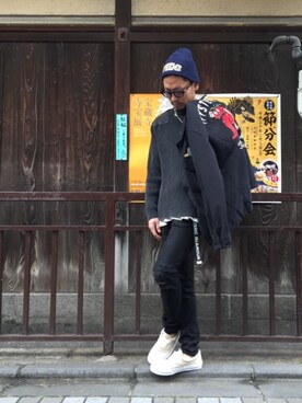 京都くんさん（メンズ・172cm）の冬コーディネート