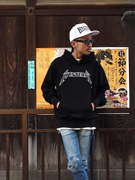 「ビッグサイズコーデ」｜京都くんさん（メンズ・172cm）の冬コーディネート