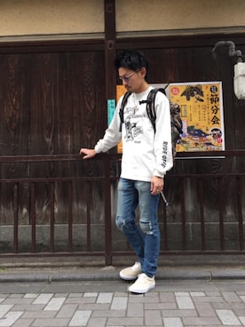 「ビッグサイズコーデ」｜京都くんさん（メンズ・172cm）の冬コーディネート