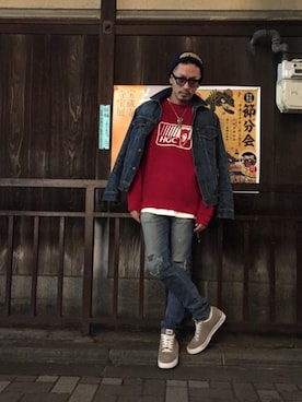 「ビッグサイズコーデ」｜京都くんさん（メンズ・172cm）の冬コーディネート