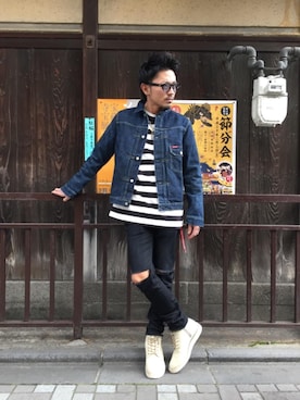 「ビッグサイズコーデ」｜京都くんさん（メンズ・172cm）の冬コーディネート