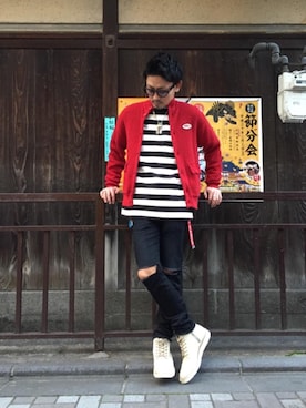 「ビッグサイズコーデ」｜京都くんさん（メンズ・172cm）の冬コーディネート