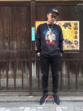 「ビッグサイズコーデ」｜京都くんさん（メンズ・172cm）の冬コーディネート