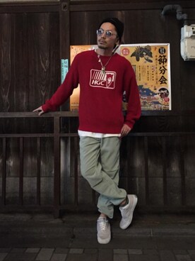 「ビッグサイズコーデ」｜京都くんさん（メンズ・172cm）の冬コーディネート