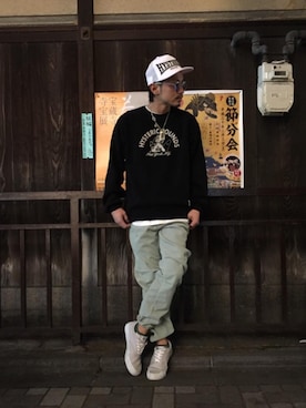 「ビッグサイズコーデ」｜京都くんさん（メンズ・172cm）の冬コーディネート