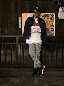 「ビッグサイズコーデ」｜京都くんさん（メンズ・172cm）の冬コーディネート