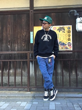 「ビッグサイズコーデ」｜京都くんさん（メンズ・172cm）の冬コーディネート