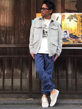 「ビッグサイズコーデ」｜京都くんさん（メンズ・172cm）の冬コーディネート