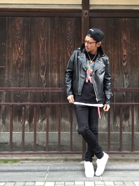 京都くんさん（メンズ・172cm）の春コーディネート