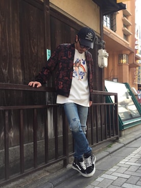 京都くんさん(メンズ・172cm)の春コーディネート