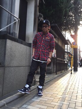 京都くんさん(メンズ・172cm)の春コーディネート