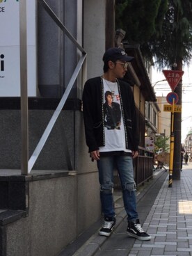 京都くんさん（メンズ・172cm）の春コーディネート