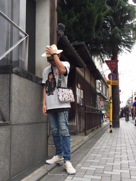 京都くんさん（メンズ・172cm）の春コーディネート