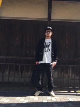 「ビックトートバック」｜京都くんさん（メンズ・172cm）の春コーディネート