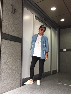 京都くんさん(メンズ・172cm)の夏コーディネート