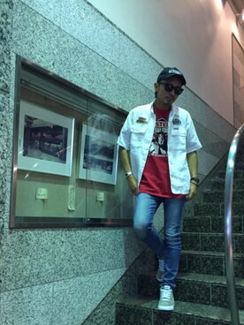 京都くんさん（メンズ・172cm）の夏コーディネート