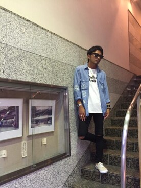 京都くんさん(メンズ・172cm)の夏コーディネート