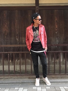 京都くんさん（メンズ・172cm）の夏コーディネート