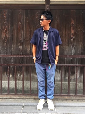 京都くんさん(メンズ・172cm)の夏コーディネート