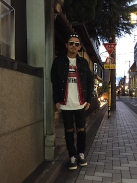 京都くんさん（メンズ・172cm）の秋コーディネート