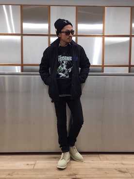 京都くんさん（メンズ・172cm）の冬コーディネート