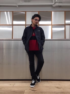 京都くんさん（メンズ・172cm）の冬コーディネート