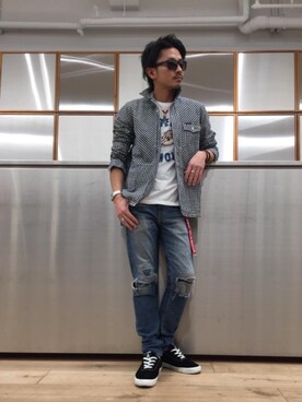 京都くんさん（メンズ・172cm）の冬コーディネート