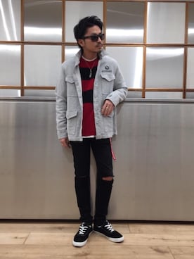 京都くんさん（メンズ・172cm）の冬コーディネート