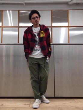 京都くんさん（メンズ・172cm）の冬コーディネート