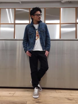 京都くんさん(メンズ・172cm)の冬コーディネート