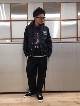 京都くんさん(メンズ・172cm)の冬コーディネート