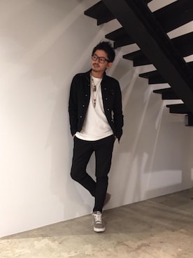 京都くんさん(メンズ・172cm)の冬コーディネート