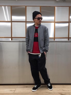 京都くんさん（メンズ・172cm）の冬コーディネート