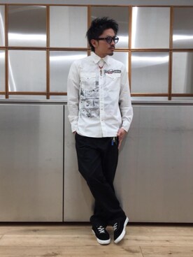 京都くんさん（メンズ・172cm）の冬コーディネート