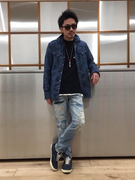 京都くんさん（メンズ・172cm）の春コーディネート