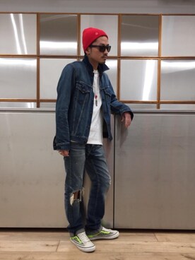 京都くんさん(メンズ・172cm)の春コーディネート