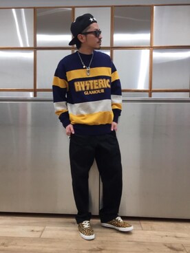 「レオパードコーデ」｜京都くんさん（メンズ・172cm）の春コーディネート
