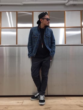 京都くんさん(メンズ・172cm)の春コーディネート