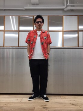 京都くんさん（メンズ・172cm）の春コーディネート