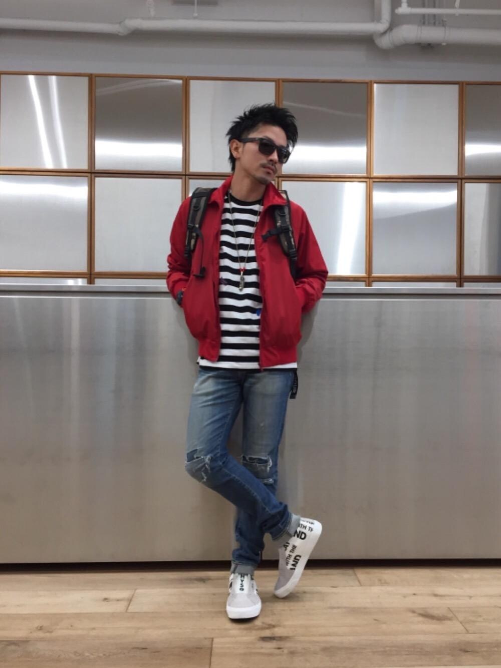 HYSTERIC GLAMOUR SYMBOL ロールアップカラージャケット HYSTERIC GLAMOUR（ヒステリックグラマー）の「HG SYMBOL ロールアップ